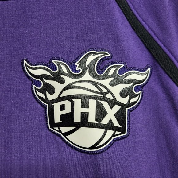 Nike Dri-Fit Phoenix Suns Purple Elite Shooter Long Sleeve Shirt Mens Medium - Picture 4 of 13